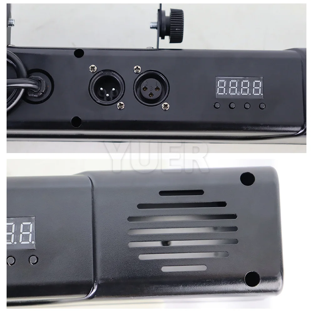 RGB 3in1 الملونة بكسل التحكم عمود إضاءة LED ضوء DMX التحكم عن بعد لغسل فلاش Dj ديسكو نادي حفلة المرحلة تأثير الإضاءة