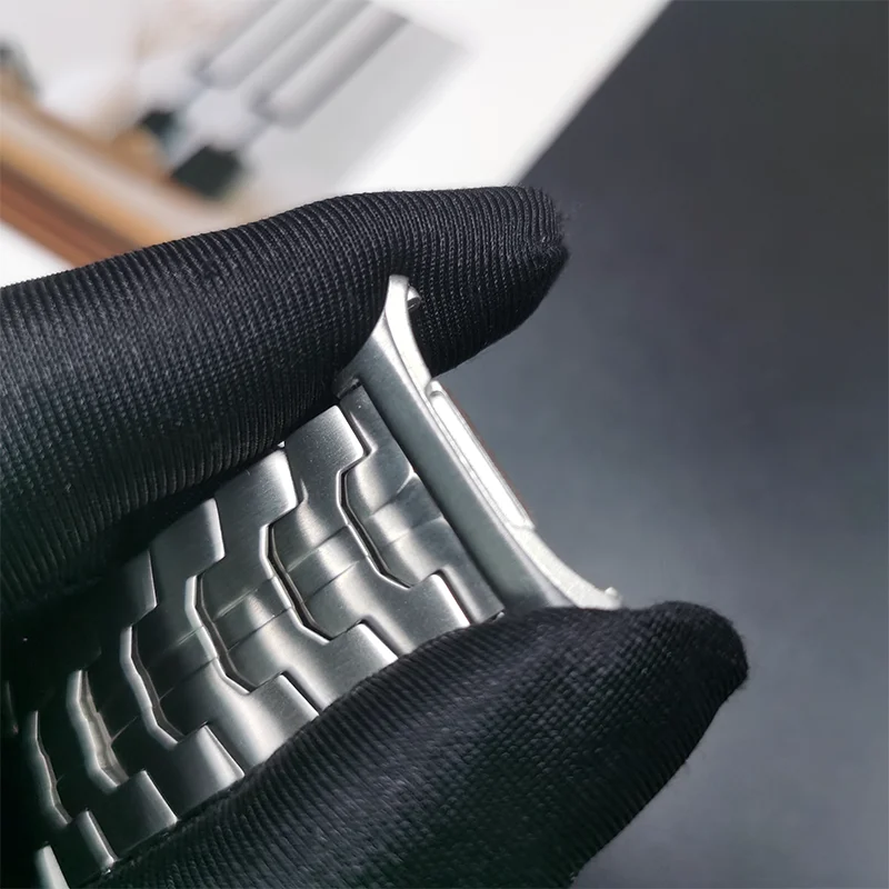 Tytanowy metalowy pasek do Samsung Watch 7 Ultra 47 mm Luksusowy męski pasek do Galaxy Watch 7 47 mm Bransoletka bez przerw z zakrzywionym ogniwem końcowym