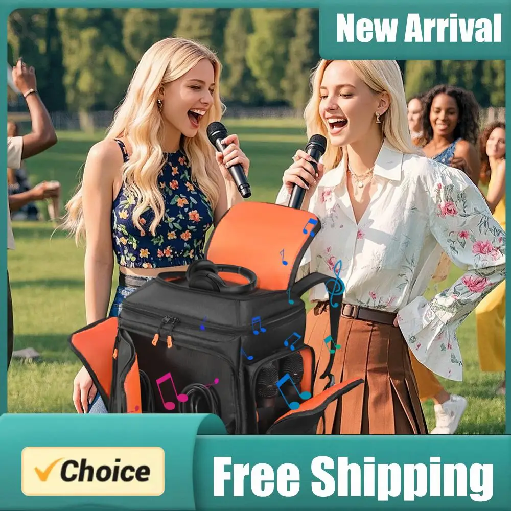 

For Bose S1 Pro/Pro+ Portable BT Speaker Backpack Multi-Function Microphone Cable Storage Backpack Breathable Audio Accessories