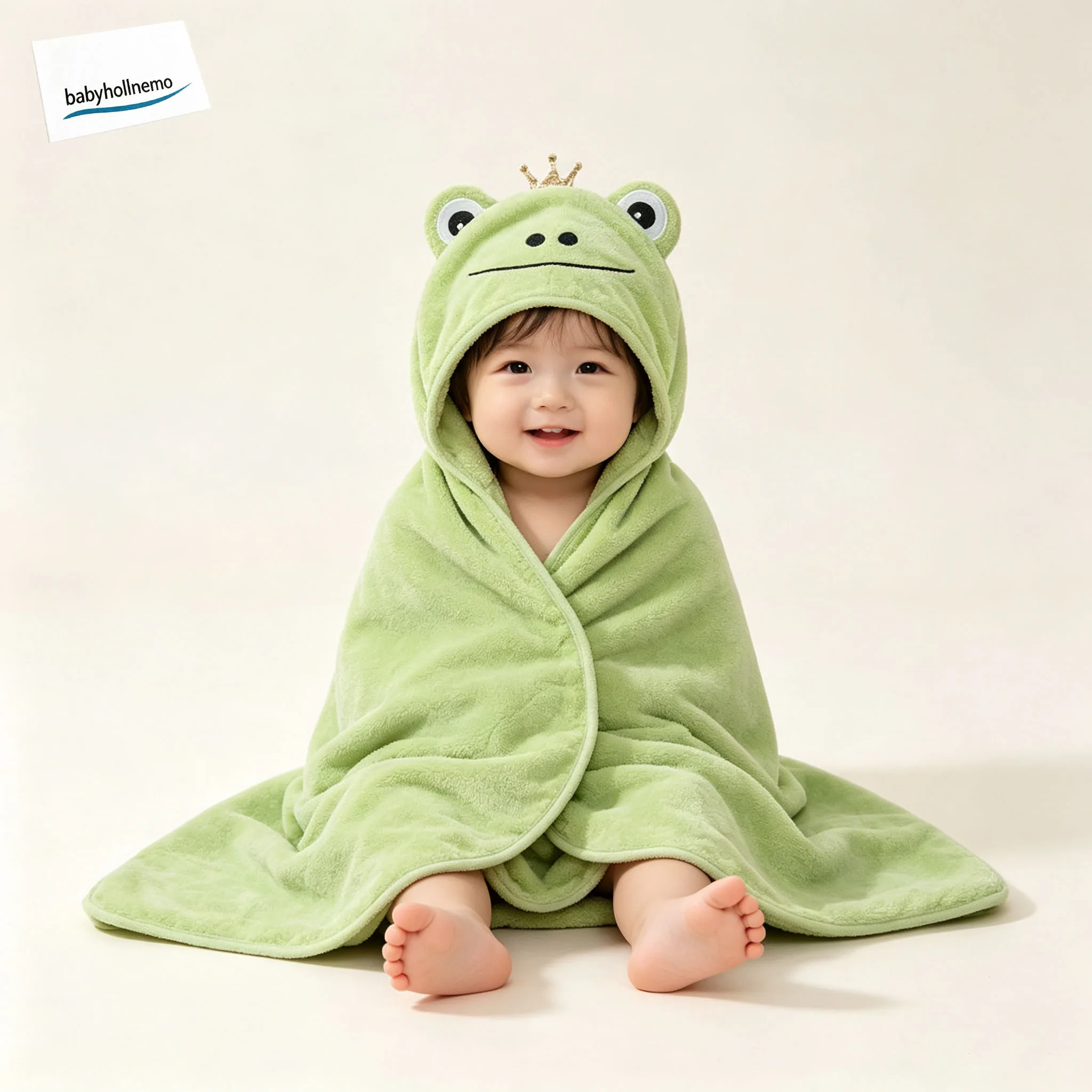 Animal Newborn Baby Bathrobe Towel 100%A Class Cotton Super Absorbent No Lint Kids Swaddle Blanket Soft Cartoon Bath Robe Wrap