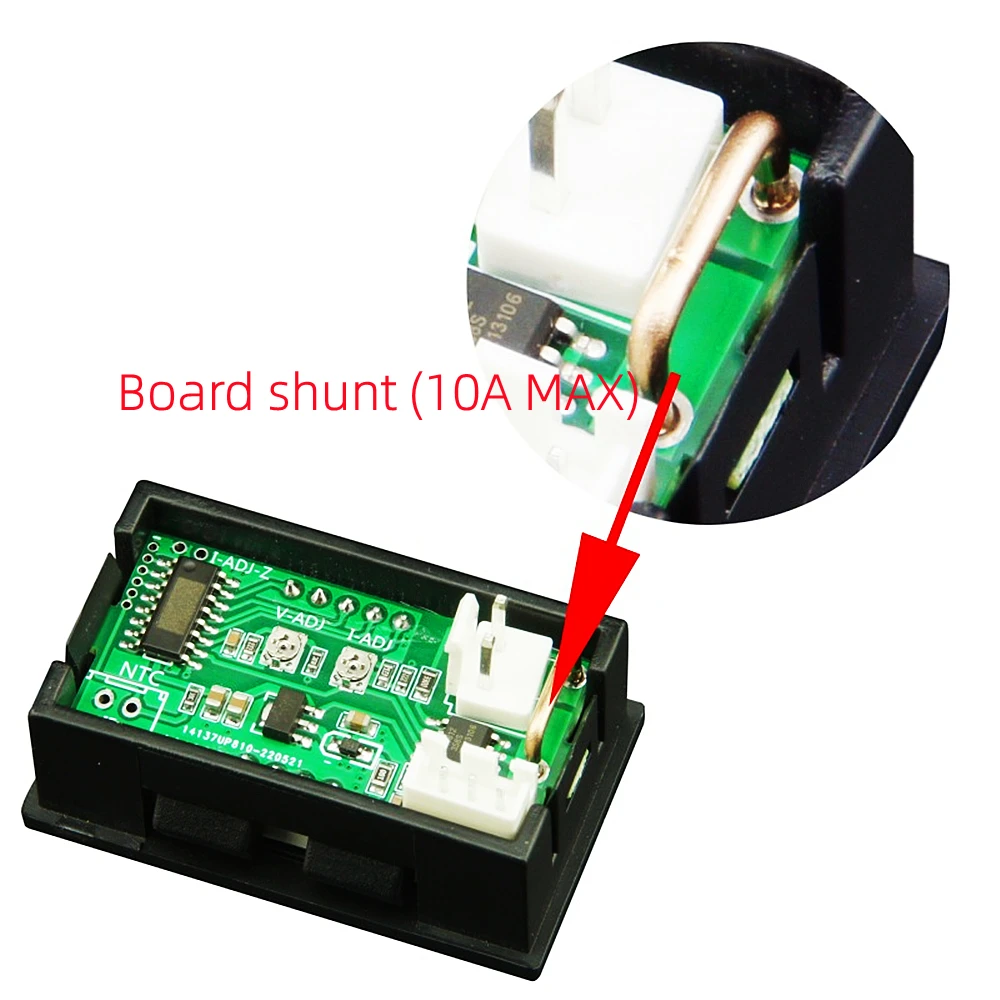 High Quality DC 100V 10A Voltmeter Ammeter Blue + Red LED Amp Dual Digital Volt Meter Gauge