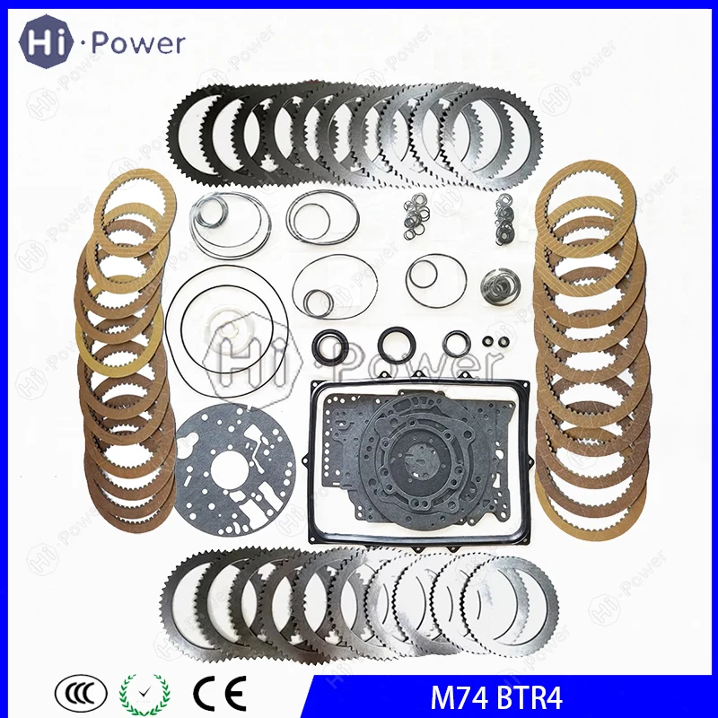 BTR 4 M74 Transmission Master Rebuild Kit Friction Plate For Maserati Ford Falcon SSANGYONGT 4 Speed Gearbox Disc Overhaul Kit