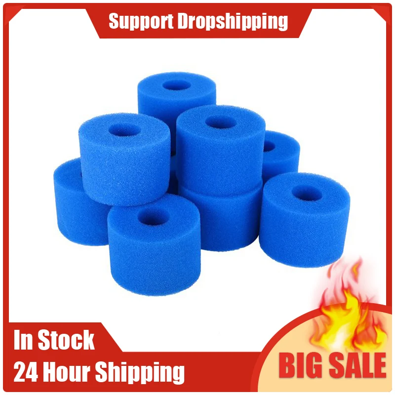 

30PCS Swimming Pool Filter Water Pump Filter Pump S1 Washable Bio Foam 2 4 X UK VI LAZY 'Z Type Filter'