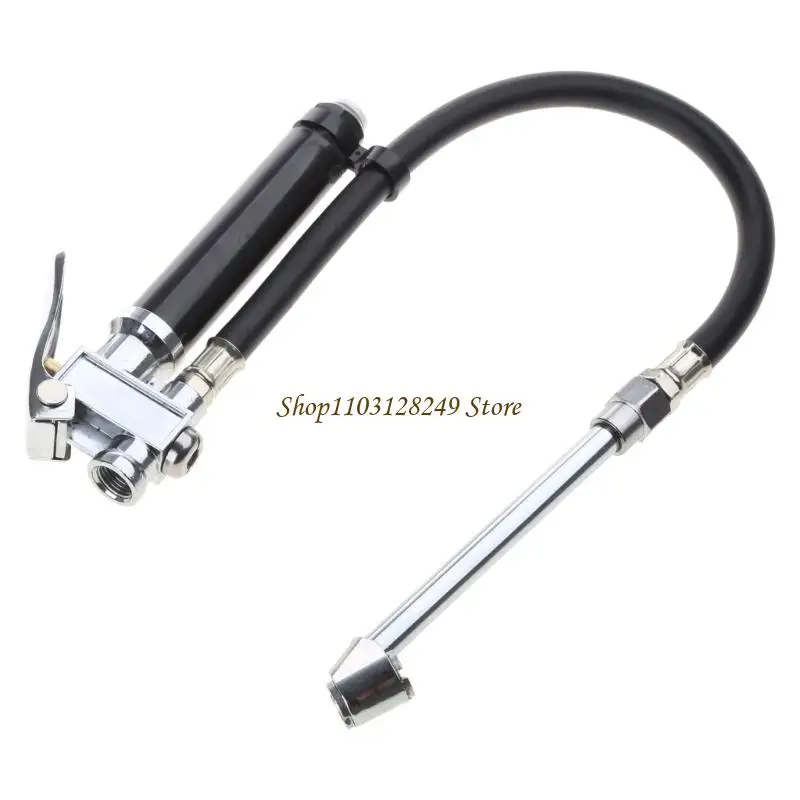 N5KD Tire Inflator Gauge Grip Air Chuck for Head to Lock onto for Valve Universal Fits Car Truck