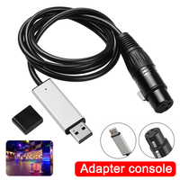 DJ Disco USB to DMX Interface Adapter LED DMX512 Computer PC Stage Lighting Controller Dimmer for Stage Light Show Disco Light
