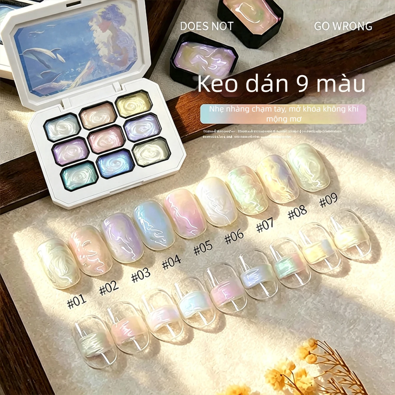 Aurora Dreamy High-Gloss Satin Nail Texture Gel 2026 New Pat Professional Acetate Micro-Carving Mold Shaping Glue for Nail Art