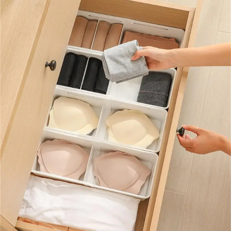 Retractable Drawer Organizer For Desk Compartment Storage Box Adjustable Clothes Container Makeup Sorting Storage Box