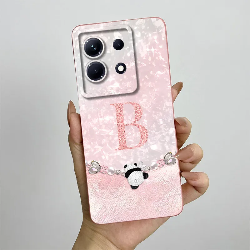 Phone Case For Infinix Note 30 VIP 30i Note30 Pro 30VIP 30Pro Cases Fashion Crown Letters Anti Drop Matte Soft Protective Cover