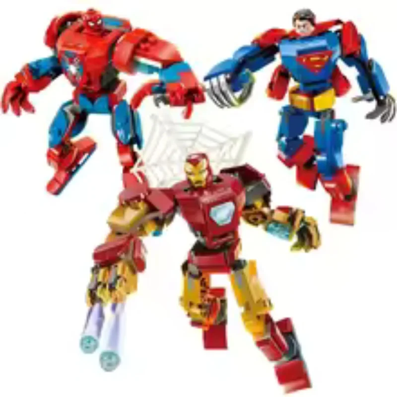 Briques de super-héros Avengers Thor Iron Man Thanos, figurine d'action Compatible à assembler, blocs de construction, modèle d'ornement