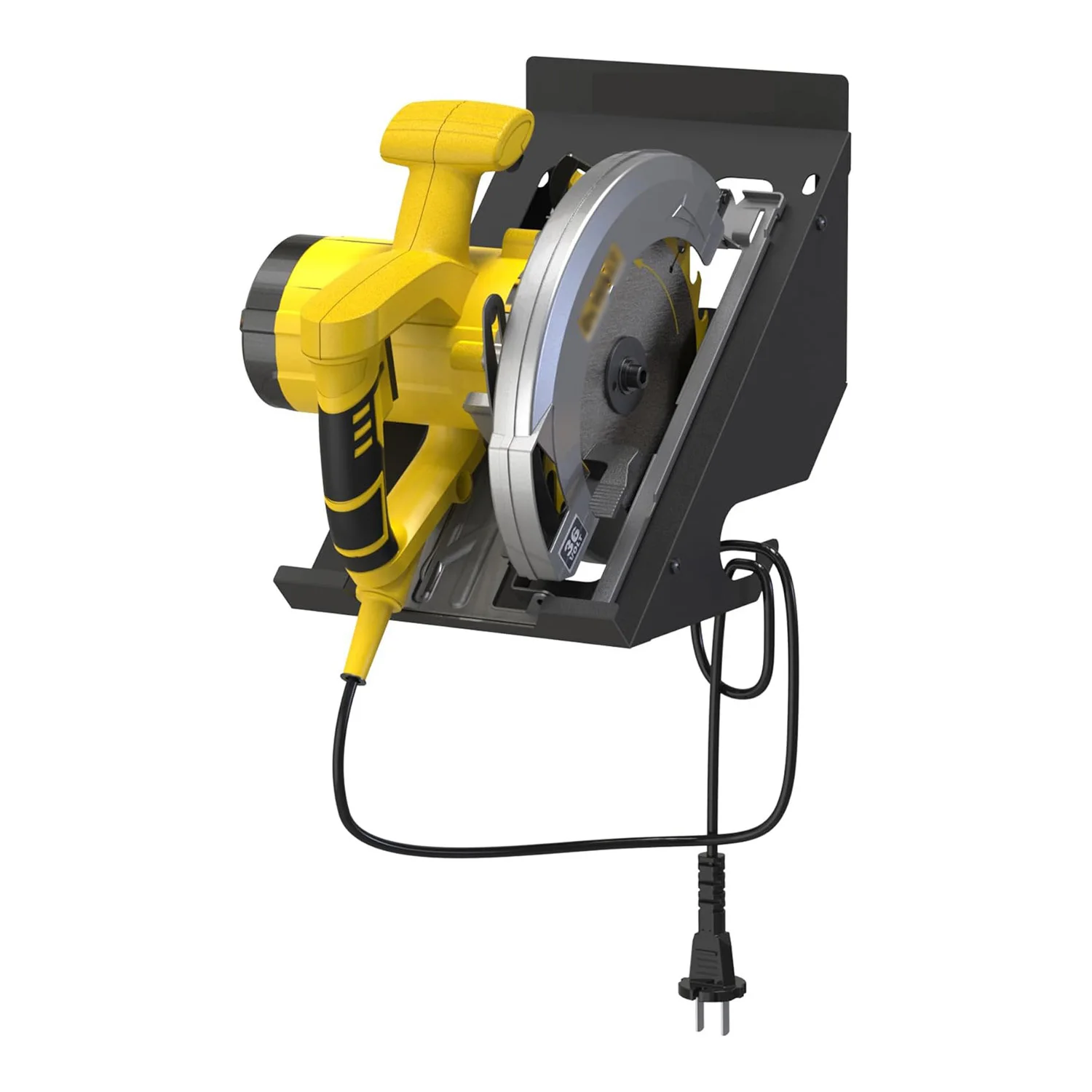 

Circular Saw Holder, Wall Mount Storage Rack Organizer for Workshop, Shed, Garage, Home, Fit Most of Circular Saw