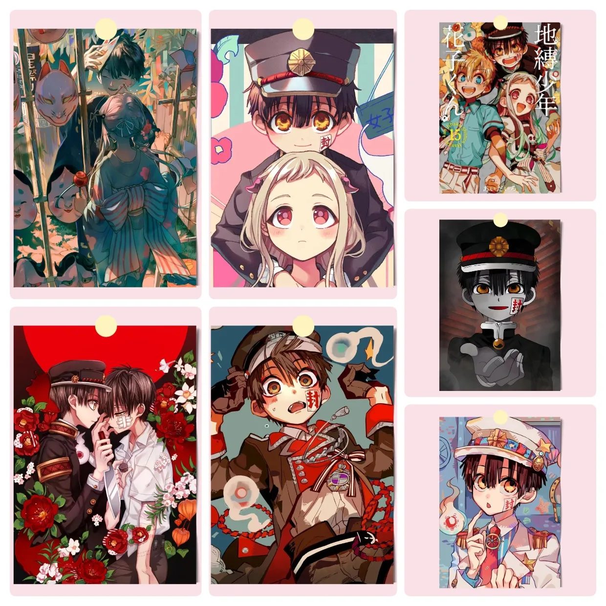 Anime Toilet Bound Hanako Kun Ani 500 PCS Jigsaw Puzzles Challenging Family Activity Games for Gameroom Bedroom Livingroom Gift
