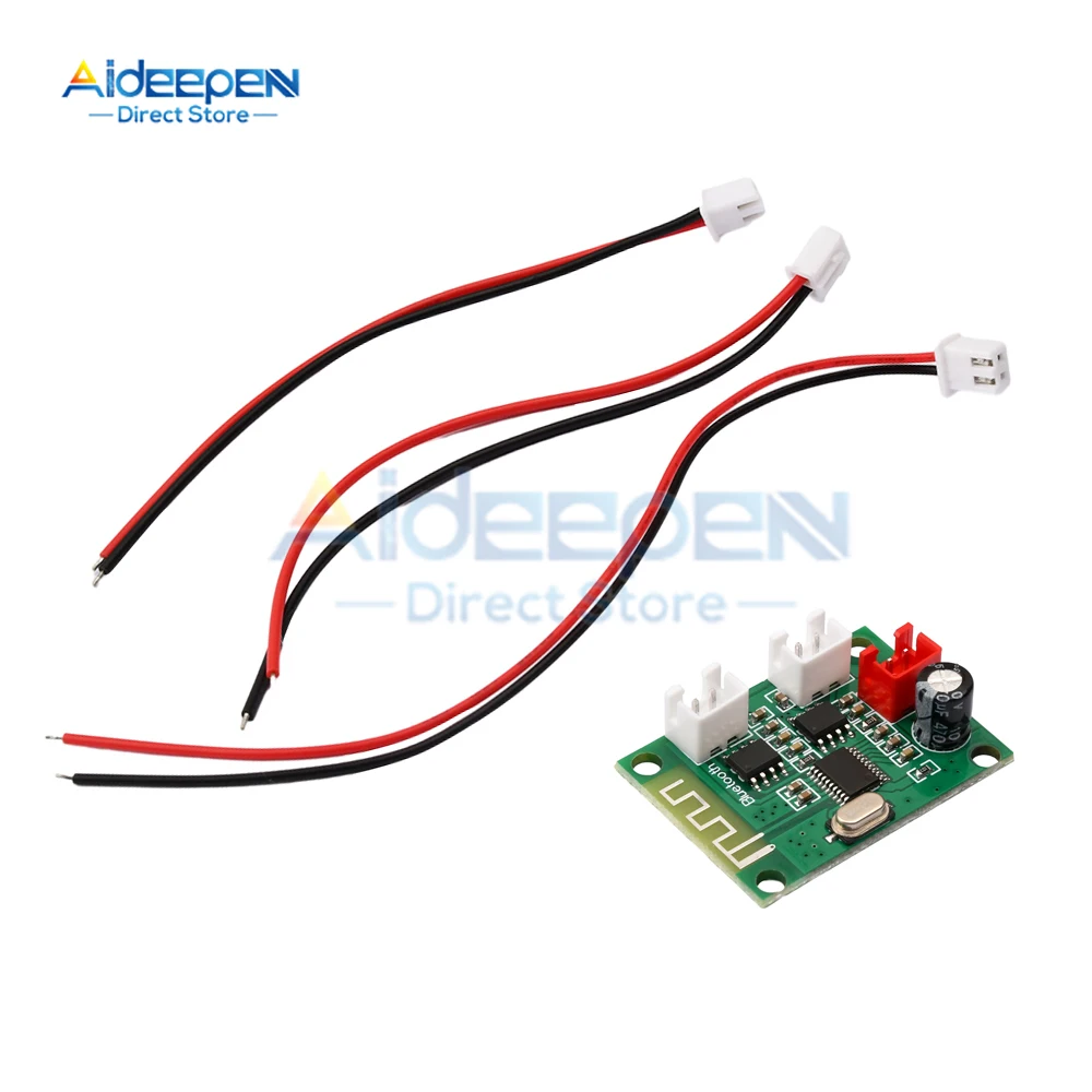 Bluetooth Audio Amplifier Board 3W*2 Two Channel Stereo Bluetooth Audio Module Speaker 4Ohm DC 3.3V-5V for Audio Toys