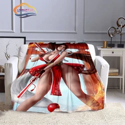 Popular characters in the game しらぬい まい Mai Shiranui plush wool blanket THEKINGOFFIGHTERS Characters