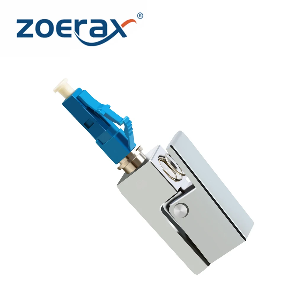 

ZoeRax LC Bare Fiber Optic Adapter Square Fiber Connector for FTTH Red Light Pen Optical Power Meter OTDR FC Square Coupler
