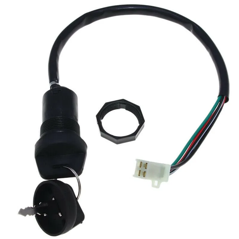 Llave de encendido Universal para coche, cables de interruptor de encendido para motocicleta, llave de bloqueo para ATV, Kart, Scooter,
