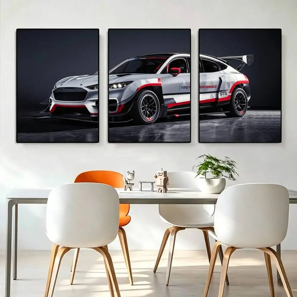 sports car M-Mustang S550  Poster Waterproof Wall Art Sticker For Bar Living Room Vintage Decor High Quality Print Gift