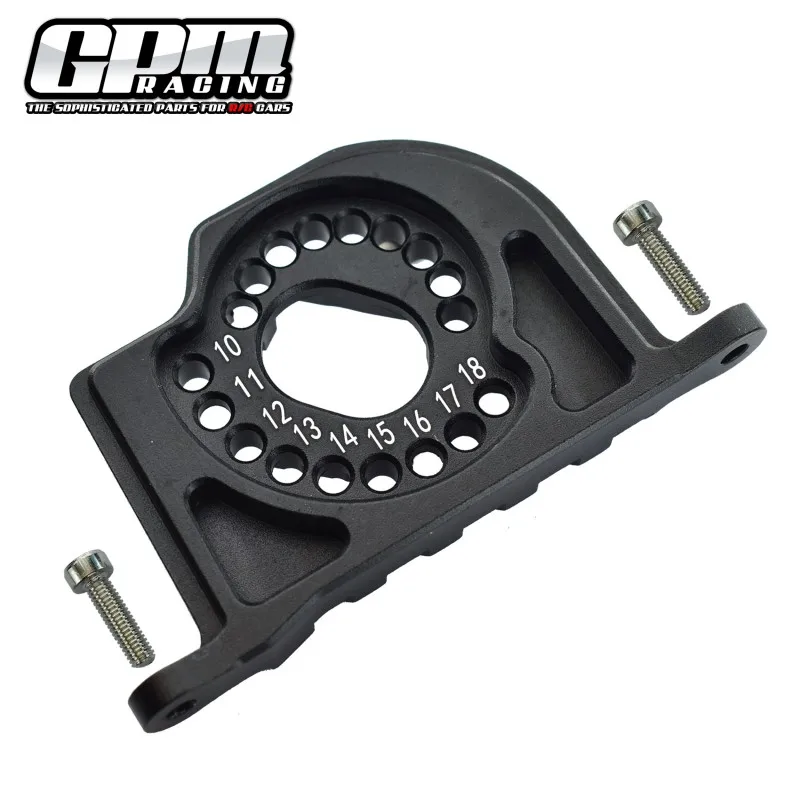GPM LOSI 1/10 Baja Rey 1.0 Rock Rey สําหรับโลหะผสมมอเตอร์ Mount Plate & Heat Sink Fins