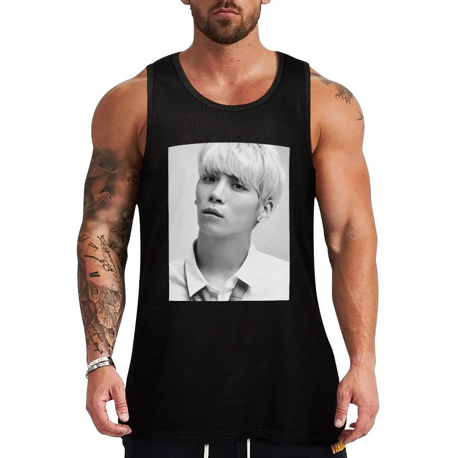 

Shinee - Jonghyun Tank Top men clothing men gym Men's summer t-shirt