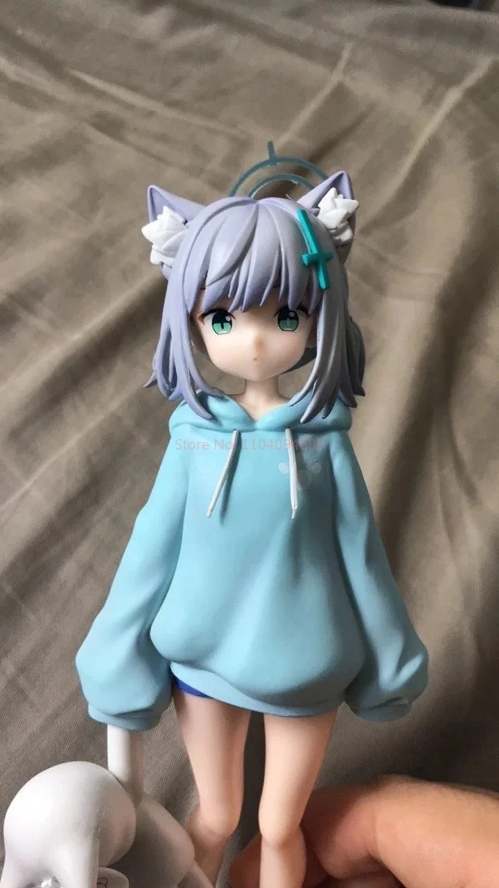Gorące 20cm Blue Archive Sunaookami Shiroko Piżama Figurki Anime Modele do Gier Statuetki Modelki Dziewczynki Chłopiec Kolekcjonerskie Zabawki Ozdoba Lalka