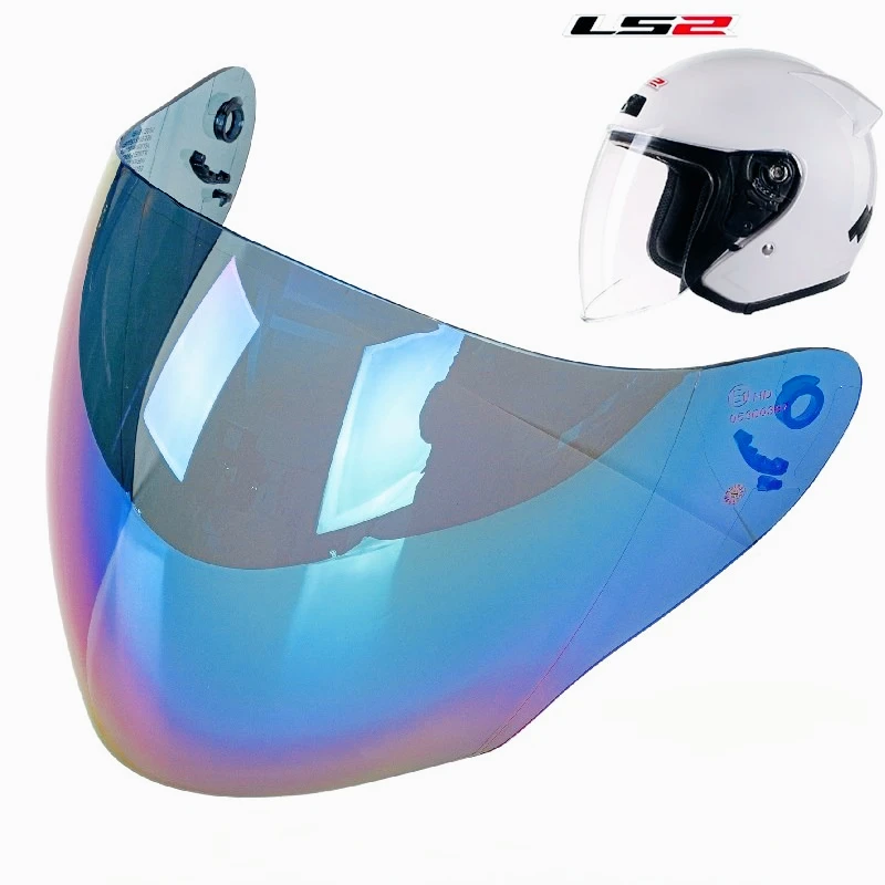 

Helmet Accessories Visors For LS2 OF508 Helmet Lenses Half Helmet Lens Motorcycle Equipments Day and Night Universal