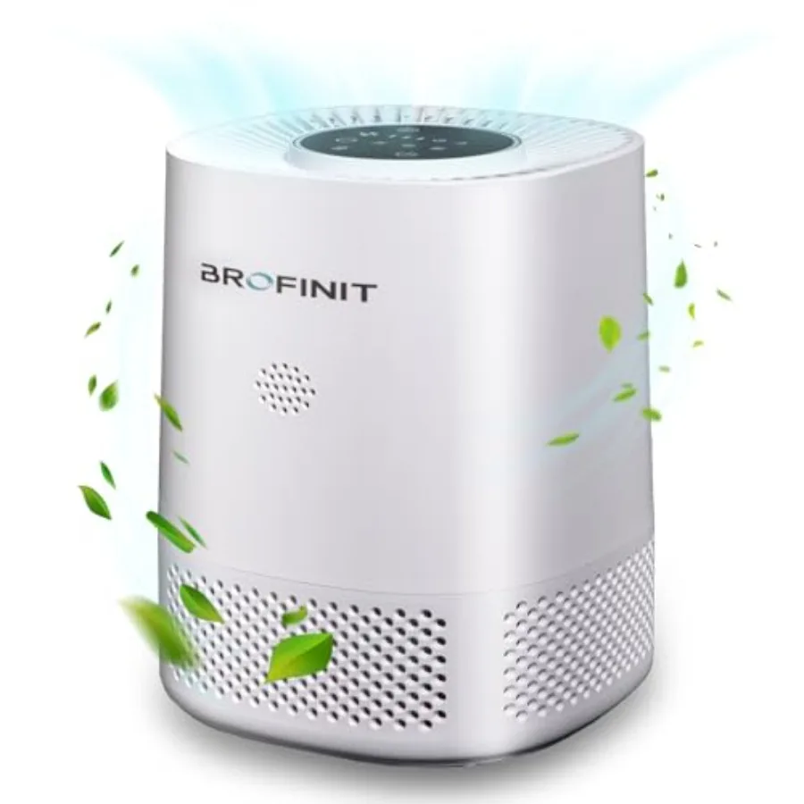 

Air Purifiers for BedroomH13 True HEPA Filter Air Purifier for Pets Smoke Dust Pollen Dander Hair Smell 20dB Air Cleaner for Be