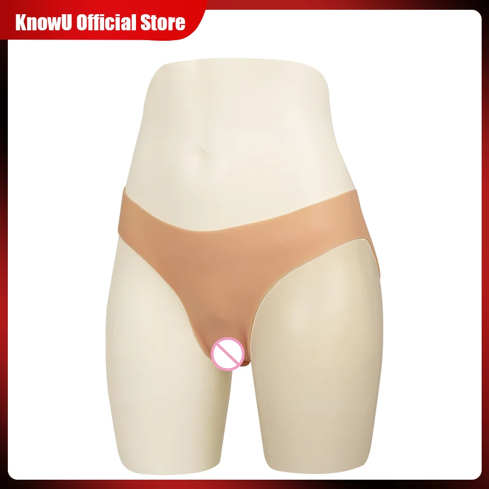 KnowU Crossdresser Full Silicone Underwear Pant Shorts Lifelike Crossdressing Transgender  Cosplay Cosplay Drag Queen Panties