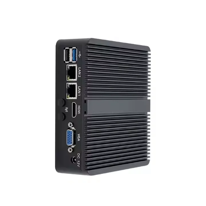 N2840 Dual LAN 2 * COM VGA/HD-MI Display 6USB Win7/11 Wifi Fanless Mini PC #1