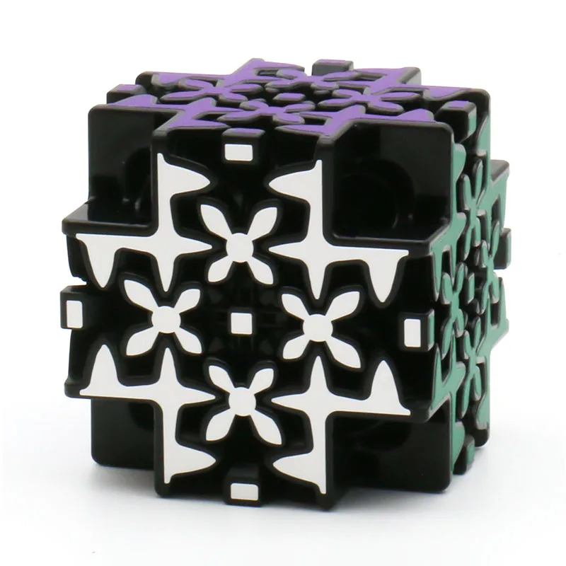 Meffert's Maltese Gear Oskar van Deventer Mixup Strange-Shape Magic Cube Twisty Puzzle Black Body Children Kids Toy Intelligence