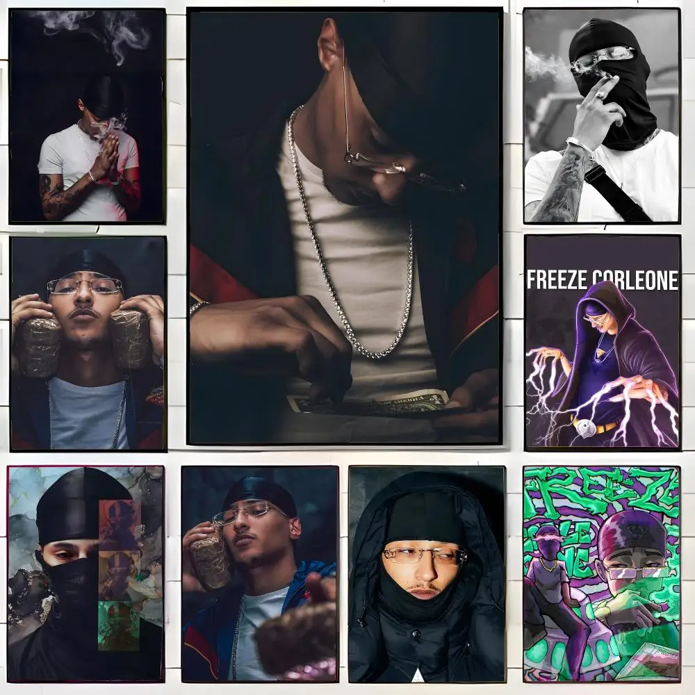 French Rapper F-Freeze Corleone Poster Wall Art Print Decorative Mural Home Decor Gift Unframed
