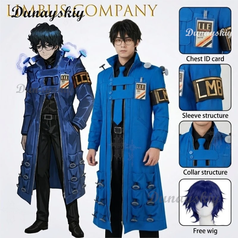 Custom Made Hohenheim Cosplay Outfit Limbus Company Anime Game Character Suit for Halloween Comic Con Party view 4