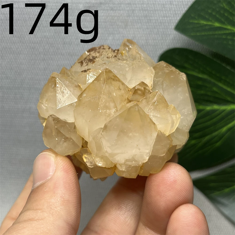 مجموعة كريستال طبيعية كريستال زهرة الكوارتز الأناناس عناقيد كريستالية عينة معدنية الأصلي جوهرة جمع شفاء الحجر