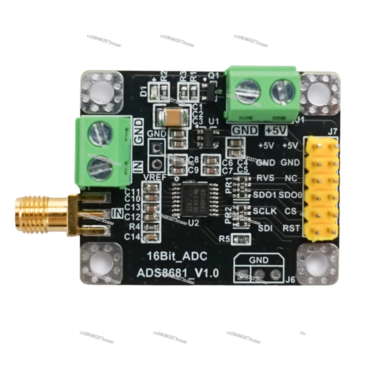 ADS8681 Analog-to-digital Converter 16 Bit ADC Data Acquisition Module Sampling Rate 1MSPS Single-stage and Two-stage