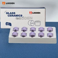 Lodden 10 piezas de lingotes de prensa, prensa de cerámica de vidrio Dental, materiales de laboratorio Dental de disilicato de litio