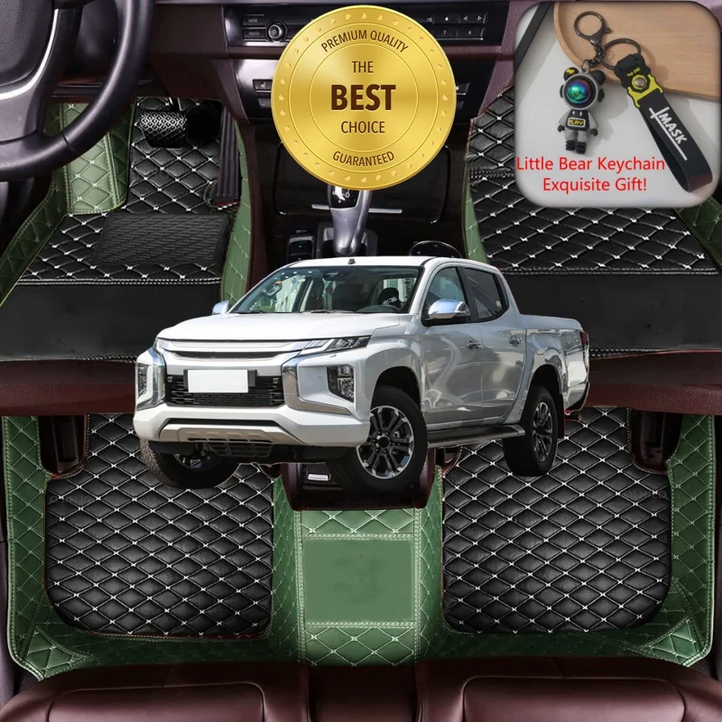 

Автомобильные коврики на заказ для Mitsubishi L200 2000-2026, аксессуары для авто, индивидуальные ковровые коврики для лево- и праворульных автомобилей