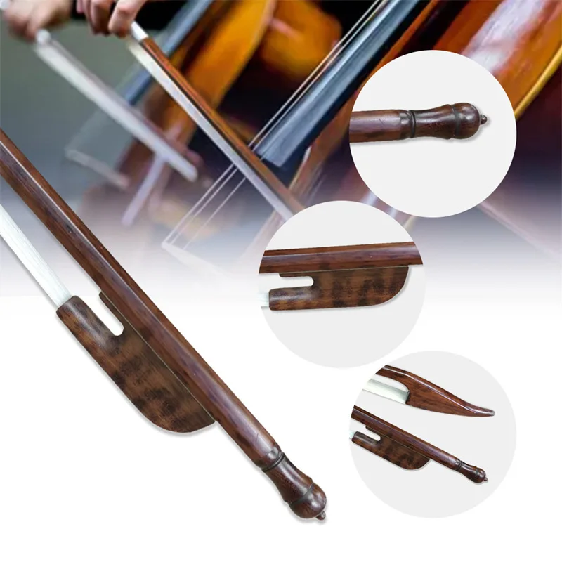 

High-end Baroque Style Snake Wood Snake Pattern Violin Bow 4/4 Size Violin Octagonal Bow Stick