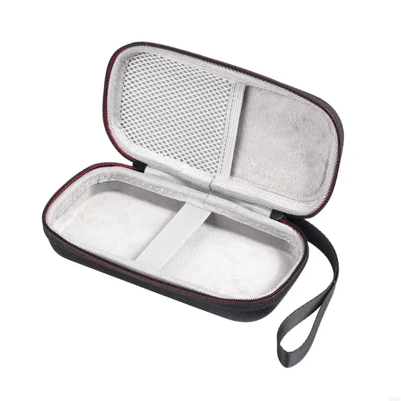 W8KE Storage Case Bag with Mesh Pocket for RG351P RG 351P Handheld Game Console Storage Bag Shockproof Travel EVA Case