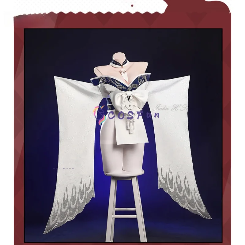 

Игра Azur Lane Hakuryu Косплей Костюм Женское Кимоно Сексуальное Платье Хэллоуин COSFun