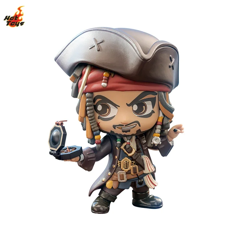 Hot Toys Pirates of the Caribbean：Dead Men Tell No Tales Jack Sparrow COSBABY Mini Figure Toy Ornament Anime Action Figures Gift