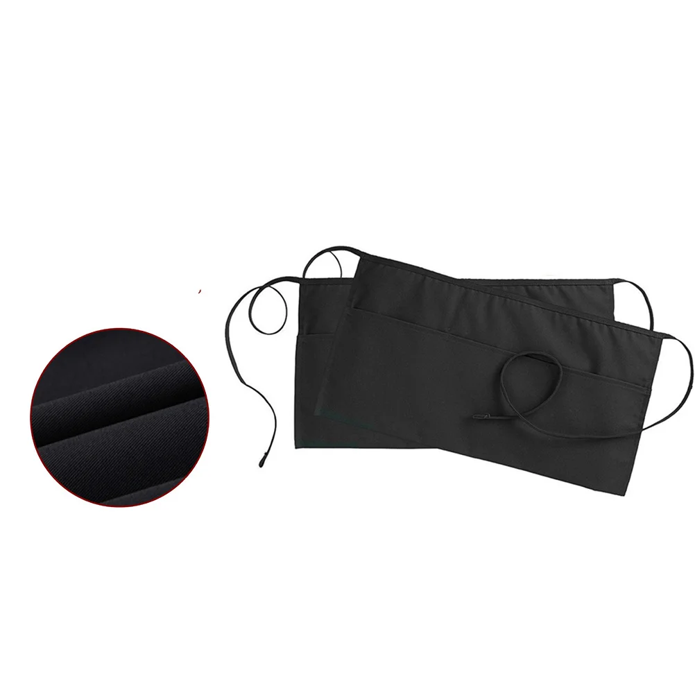 

Half Apron For Adults Short Aprons With Pockets Cooking Baking Serving Kitchen Restaurant Bar Wedding Party Workwear Tool
