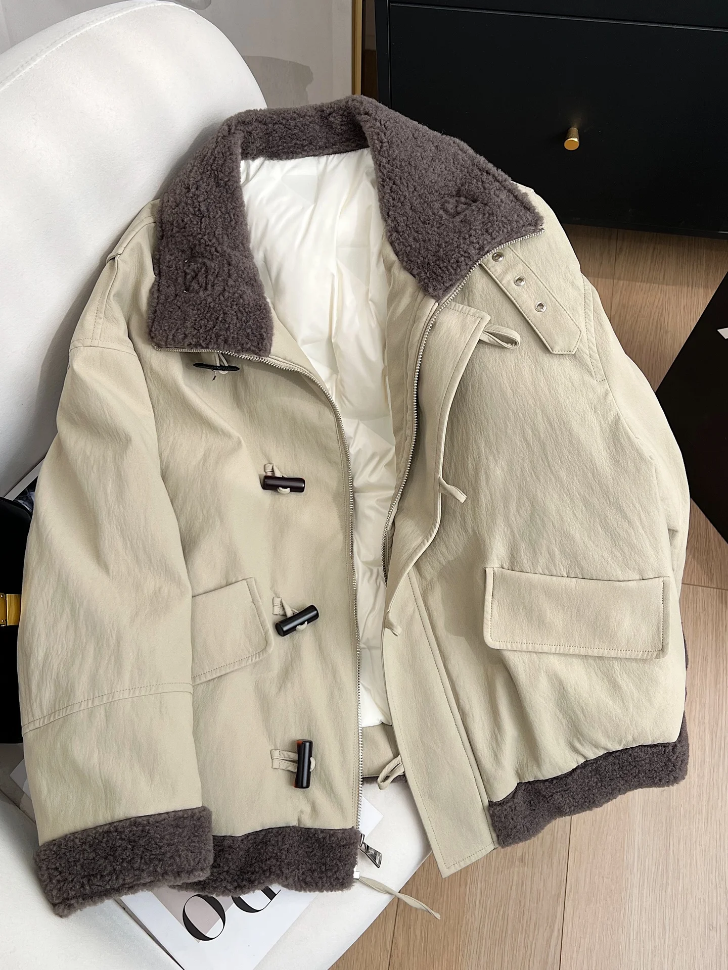 Retro coreano sle thiened quente parka algodão jaet das mulheres dos homens outono inverno solto emagrecimento algodão preenchido parte superior do corpo