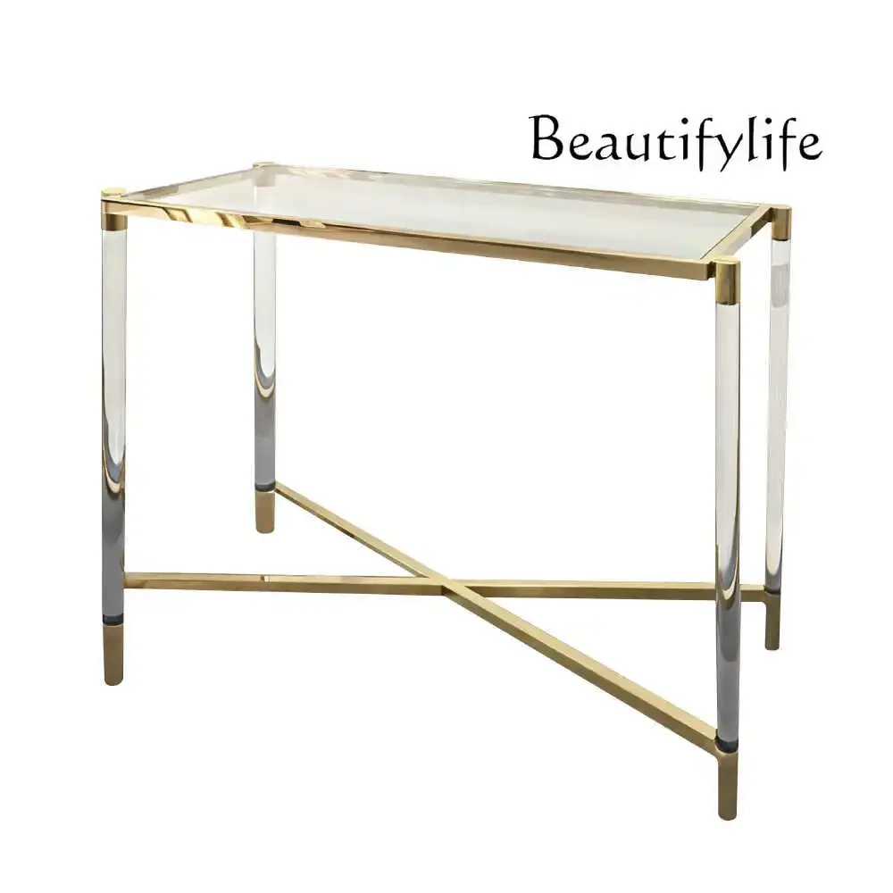 

Прозрачный акриловый прихожий шкаф-тумба для небольшой квартиры, простой дизайн