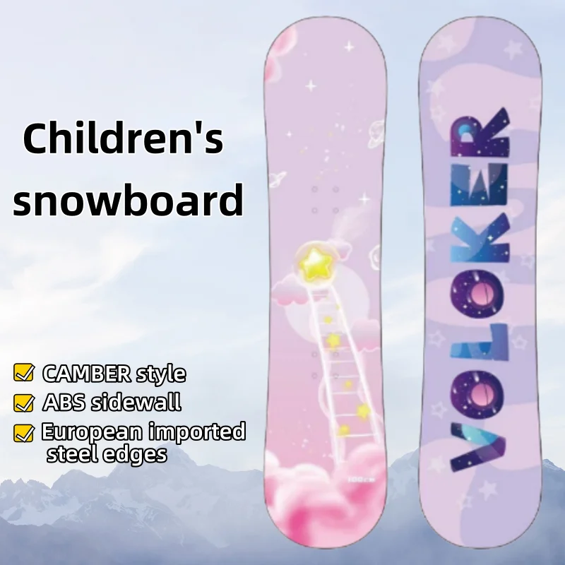 

VOLOKER Children's Snowboard Classic CAMBER Shape Beginner-Friendly All-Terrain Children's Snowboard Teenagers All-Terrain