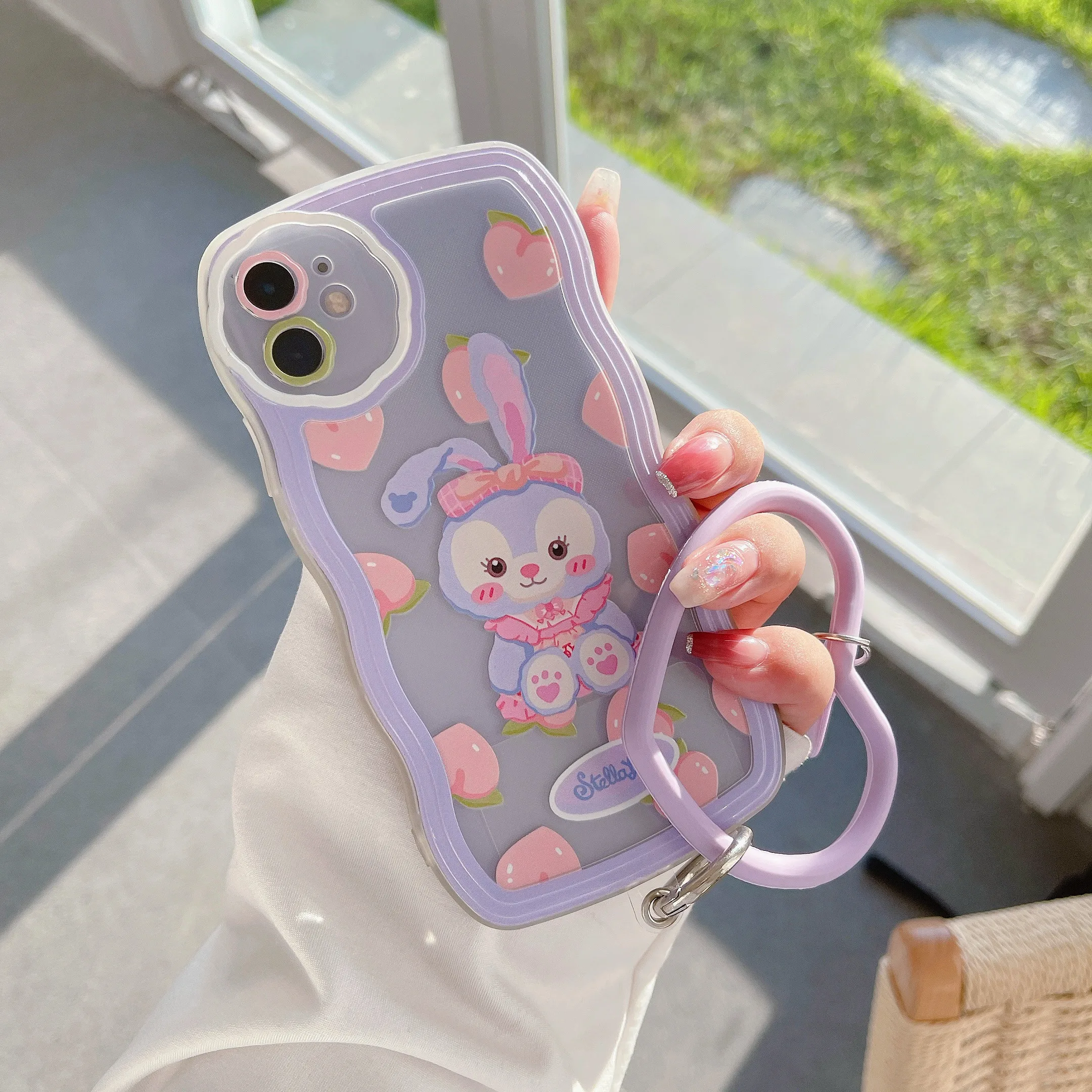 Fashion Mobile Phone Lanyard Cartoon Silicone Wristband Mobile Phone Pendant Decoration Love Silicone Bracelet Silicone Bracelet image 2