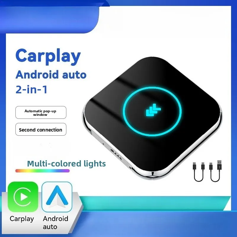

Автомобильный машинный соединенный модуль Carplay Android Auto Wireless Box Интеллектуальная беспроводная коробка Carplay