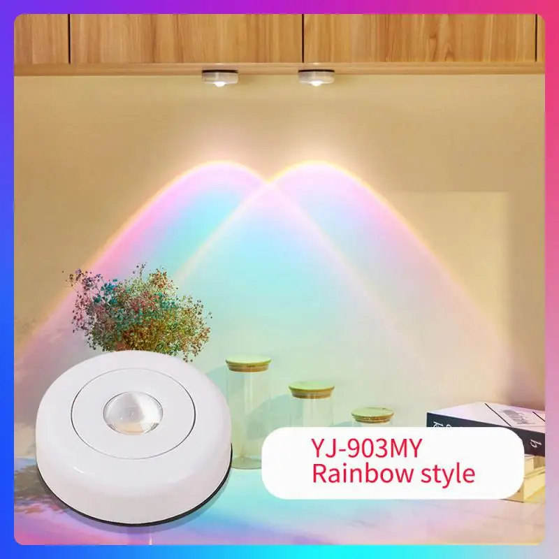 Touch LED Cabinet Lights Night Lights Nightlight Night Lamp Battery Powered Stick On Wall Sunset Lamp Closet Cupboard Decoration