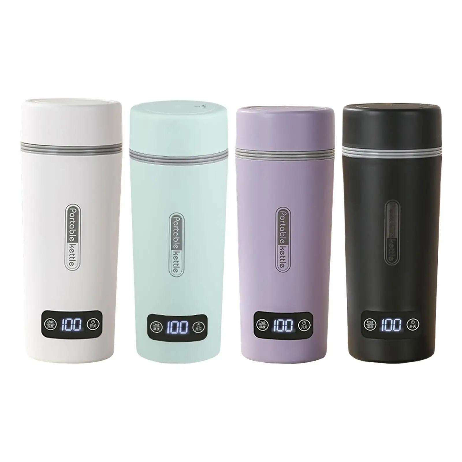 

Portable Electric Kettle Personal Hot Water Boiler for Auto Car Camping Trip