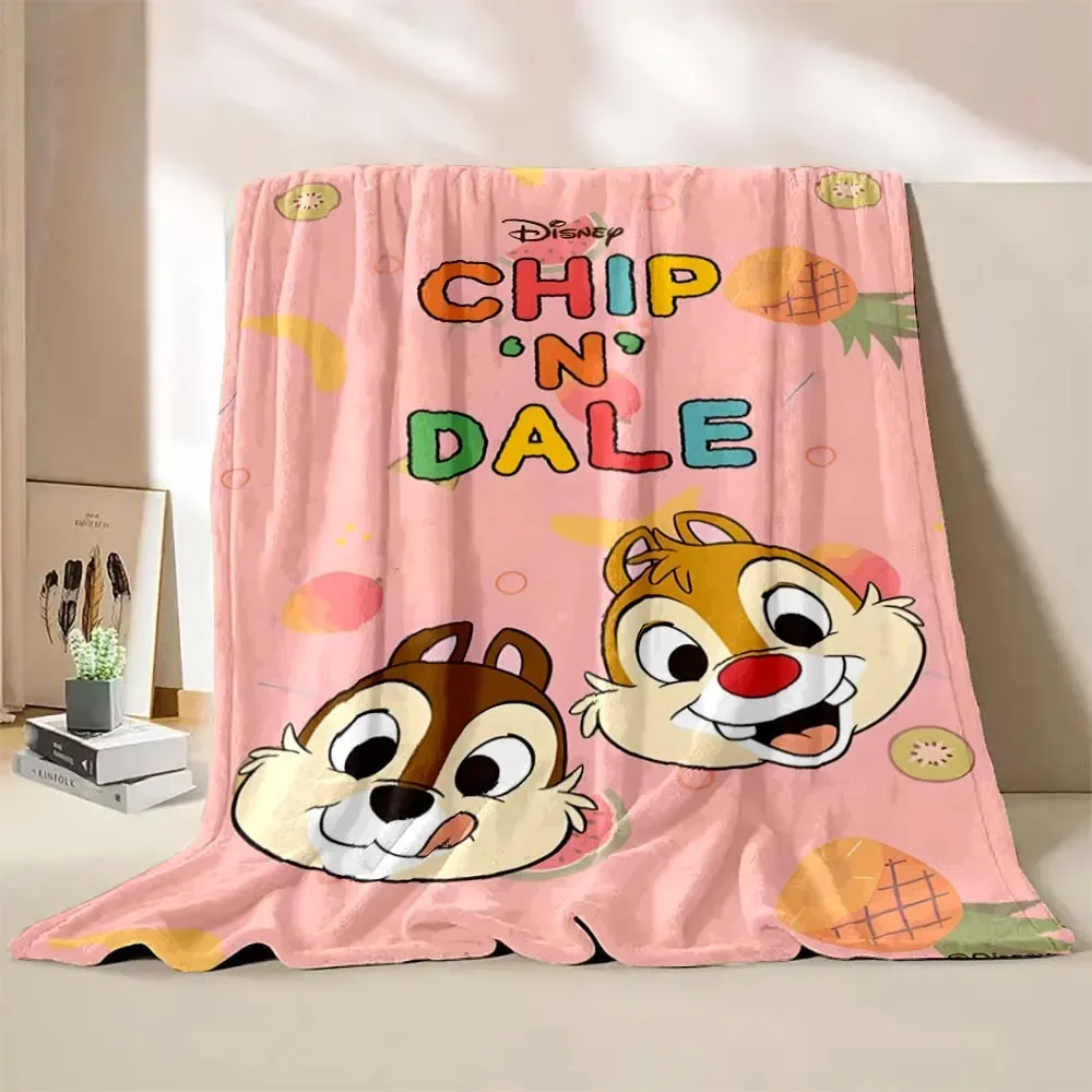 Disney Chip Dale Blanket Cartoon Plush Blanket Four Season Soft Fluffy Blanket Throw Soft Bed Break Portable Fashion baby Gift