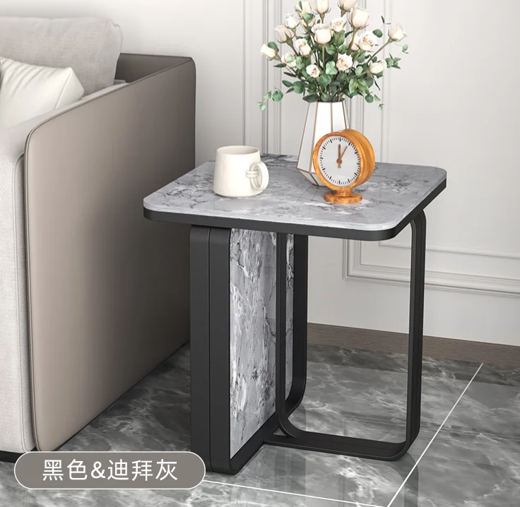 %& Nordic Luxury Round Sintered Stone Coffee Table Sets Modern New Design Furniture Coffee Side Table