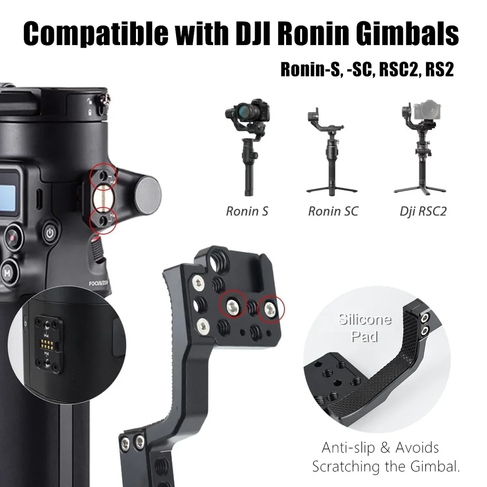Punho Ronin-S para DJI com Suporte Cold Shoe