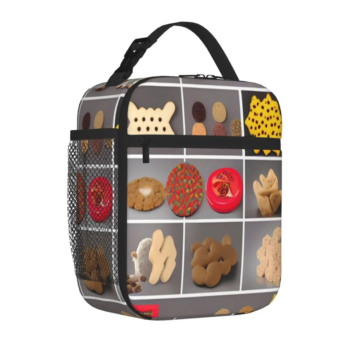 Hot Sale Just Delicious 17 Multi Pocket Food Storage Bag Office Break Cooler Lunch Bag